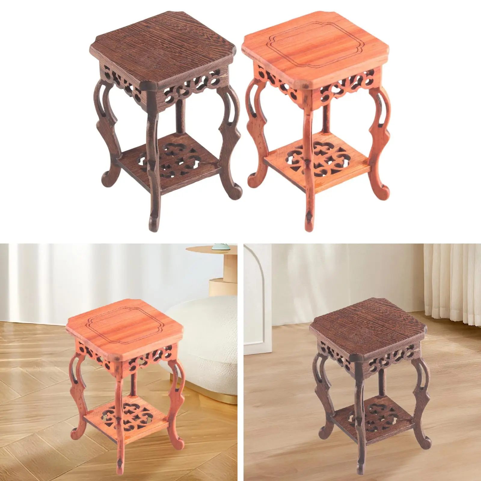 

Plant Display Stand 8 x 8 cm Decorative Planter Shelf for Patio Urns Home