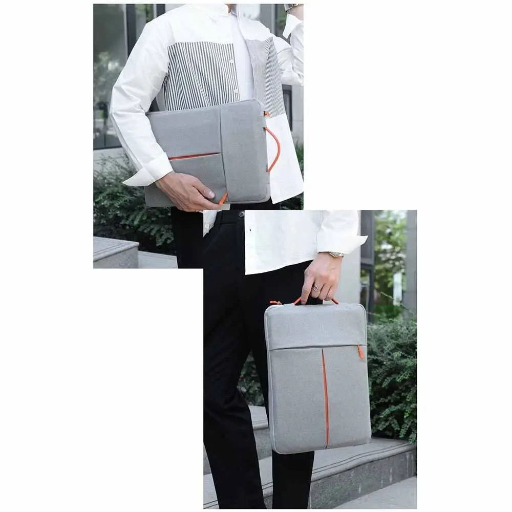 Simple 11-15.6 Inch Notebook Pouch Sleeve Shockproof Anti Scratch Laptop Bag Protective Lightweight Computer Handbag Student