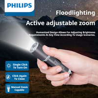 Philips 2025 New SFL2251 EDC Flashlight Aluminum Flashlight Replaceable Battery Zoomable Mini Size Suitable for Outdoor Camping