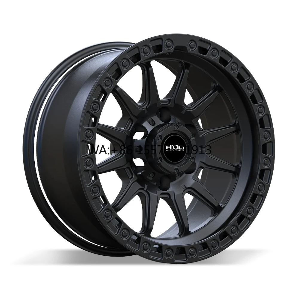 

HQG 17 18 20 22 Inch Off-Road Forged Wheels T6-6061 Aluminum Alloy Rims 4x4 Beadlock Style Wheels for F150 SUV