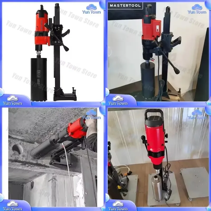 Electric Borehole Drilling Machine for Wall Drainage Hole Drilling 300mm Diameter Reinforced Concrete Core Drill for