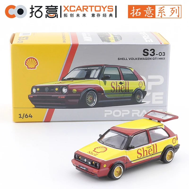 

XCARTOYS 1/64 SHELL VOLKSWAGEN GTI MKII Car Alloy Toys Motor Vehicle Diecast Metal Model Kids Xmas Gift Toys for Boys