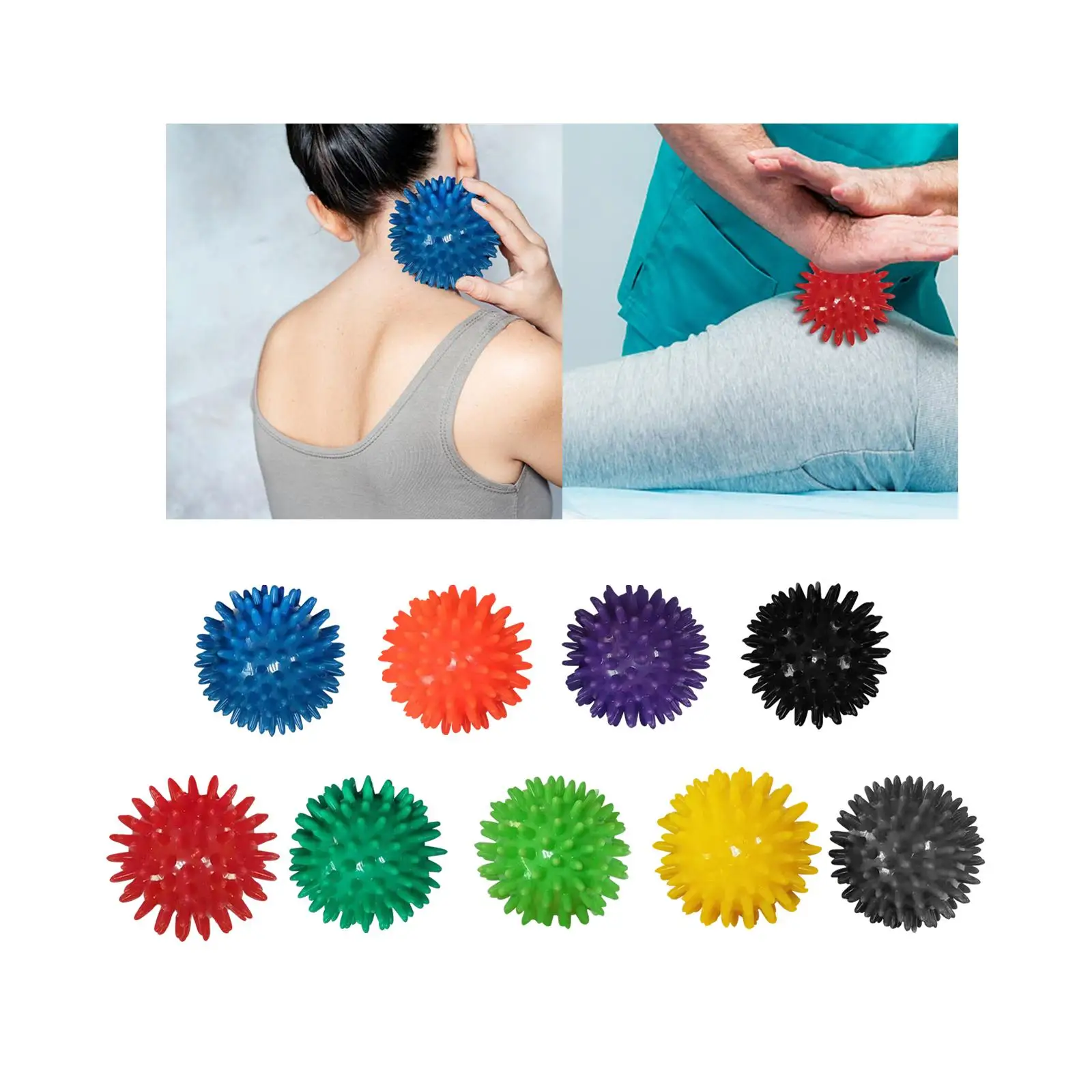 كرات تدليك شائكة، كرات أخمصية محمولة باليد للكتف والظهر والرقبة