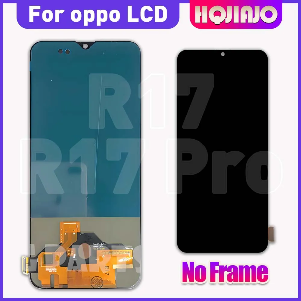 6.4'' OLED LCD Display Touch Screen Digitizer For OPPO R17 R17 Pro CPH1879 CPH1877 Replacement Assembly r17 pro Repair Part