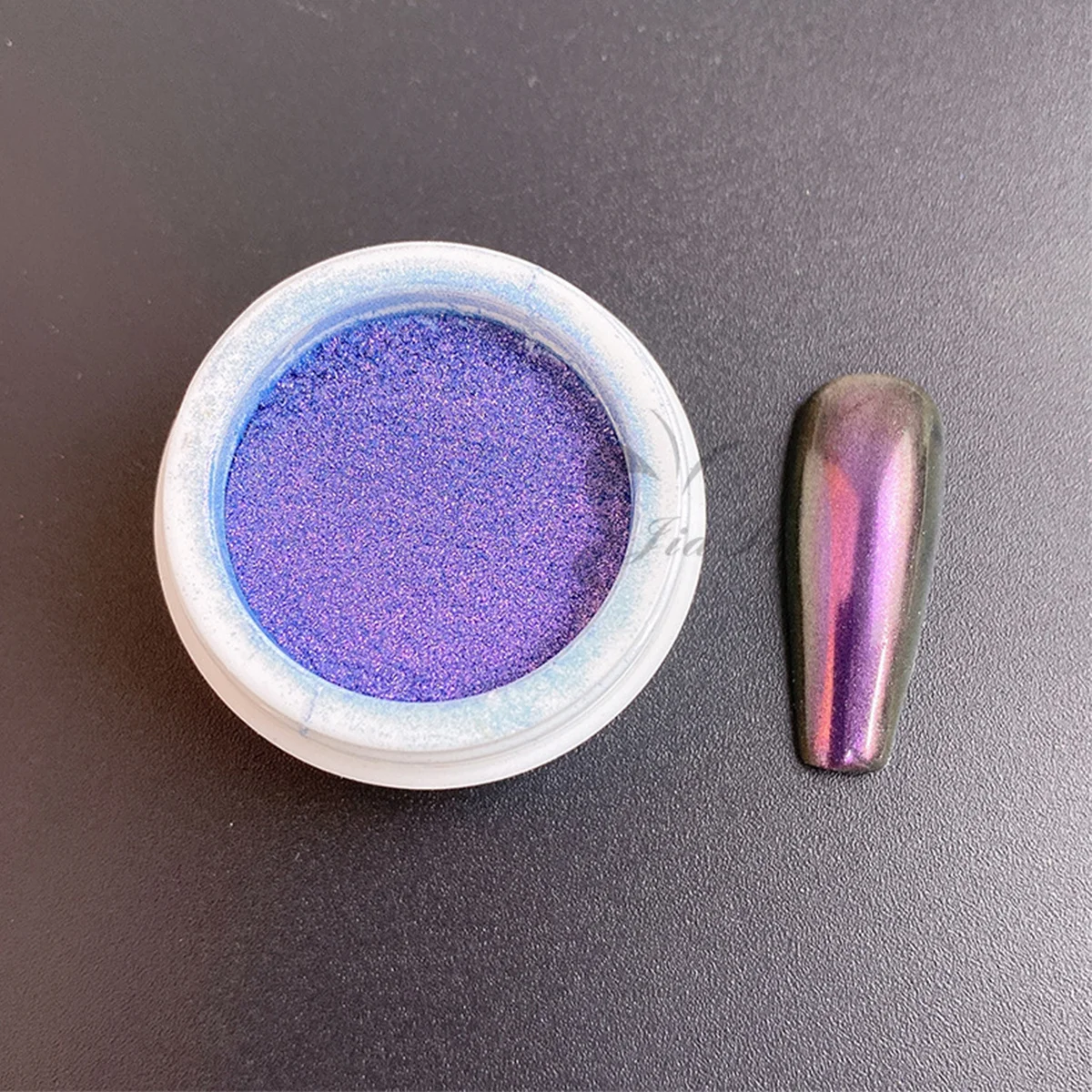 1pc Laser Magic Mirror Nail Powder Aurora Mech Style Powder Nail Salon Special Bright Mirror Flour Nail Combination Set 6colors