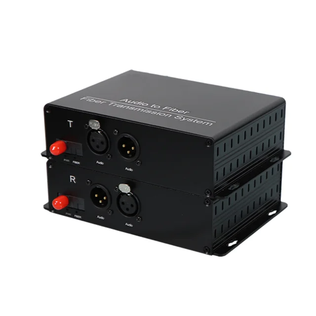 Good thing recommendation 1 bidirectional Forward XLR Balance Audio Fiber Converter  Broadcast standard audio converter