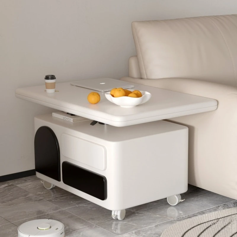 offee table dining table dual-purpose integrated two-in-one liftable folding multifunctional trolley side table