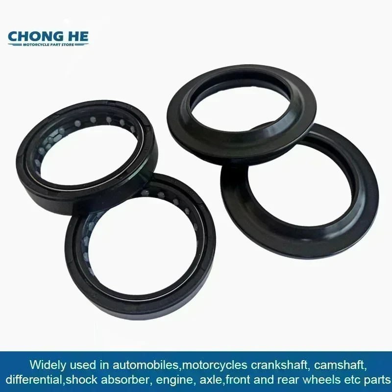 43x55 43 55 43*55 Front Shock Fork Damper Shaft Dust Oil Seal Retainers For Yamaha FZ 1 FZS1000 FZS FAZER 1000 FZ-1 FZ1 FZ1000