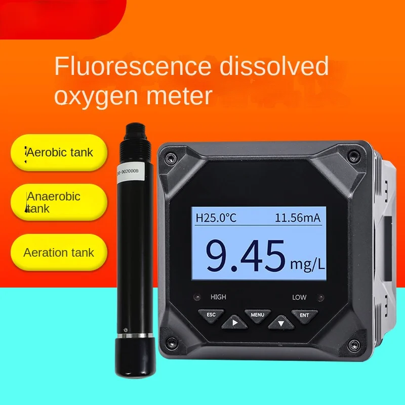 Online Dissolved Oxygen Analyzer Dometer Fluorescence Dissolved Oxygen Meter Aeration Tank Dissolved Oxygen Analyzer