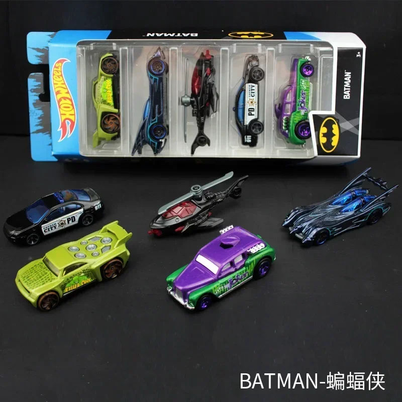 Ruote calde originali 5 pezzi auto sportiva Set 1:64 metallo auto giocattolo Hotwheels Mini ragazzo giocattoli per bambini pista modelli di auto