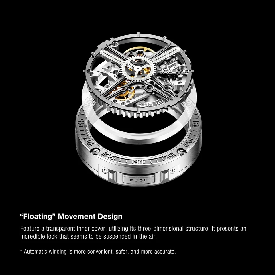 CIGA Design デザイン-男性用セラミックスケルトンシリーズ
