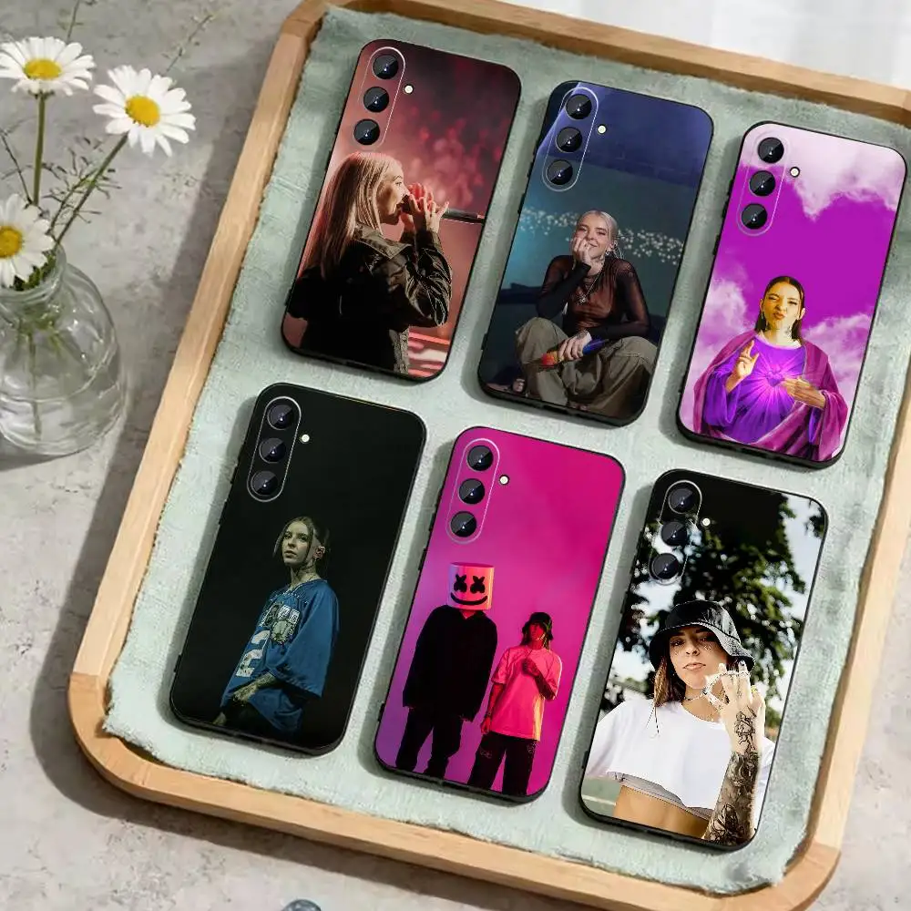 

S-Singer Young M-Miko Phone Case For Samsung Galaxy A73,A72,A71,A70,A52,A51 Others Soft Black Cover
