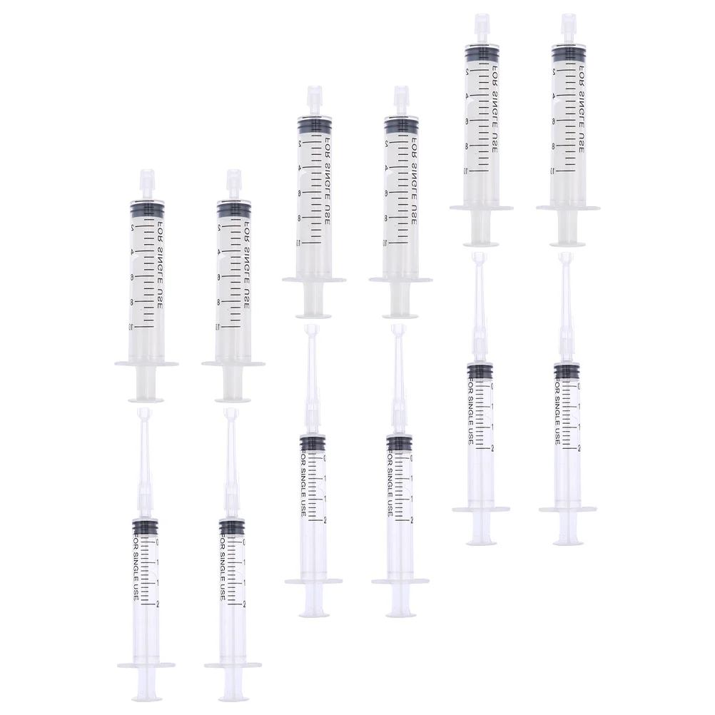 

12 Pcs Perfume Dispenser Syringe with Long Tips Sealed Pack Liquid Measure Tool Plastic Transferring Liquids