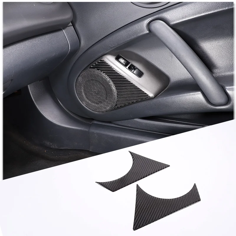 

For Mitsubishi Eclipse 2006-2011 Car Door Panel Loudspeaker Stickers Stereo Audio Speaker Cover Trim Interior Auto Accessories