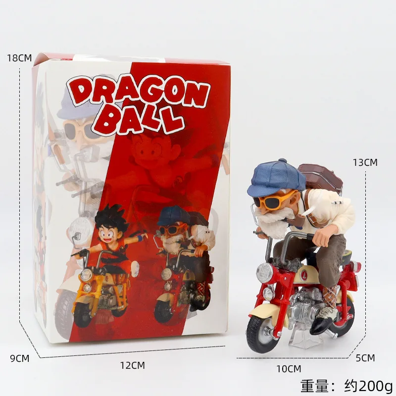 Dragon Ball Sun Wukong tortue moto modèle à la main à collectionner boîte aveugle jouet à la mode bureau voiture ornement figurine d'action