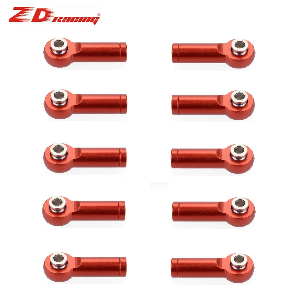 ZD Racing 10Pcs M4 3mm Gwint Metalowy drążek kierowniczy Uchwyt końcowy drążka kierowniczego Głowica kulowa Gąsienica do modelu RC 1:10 RC Hobby