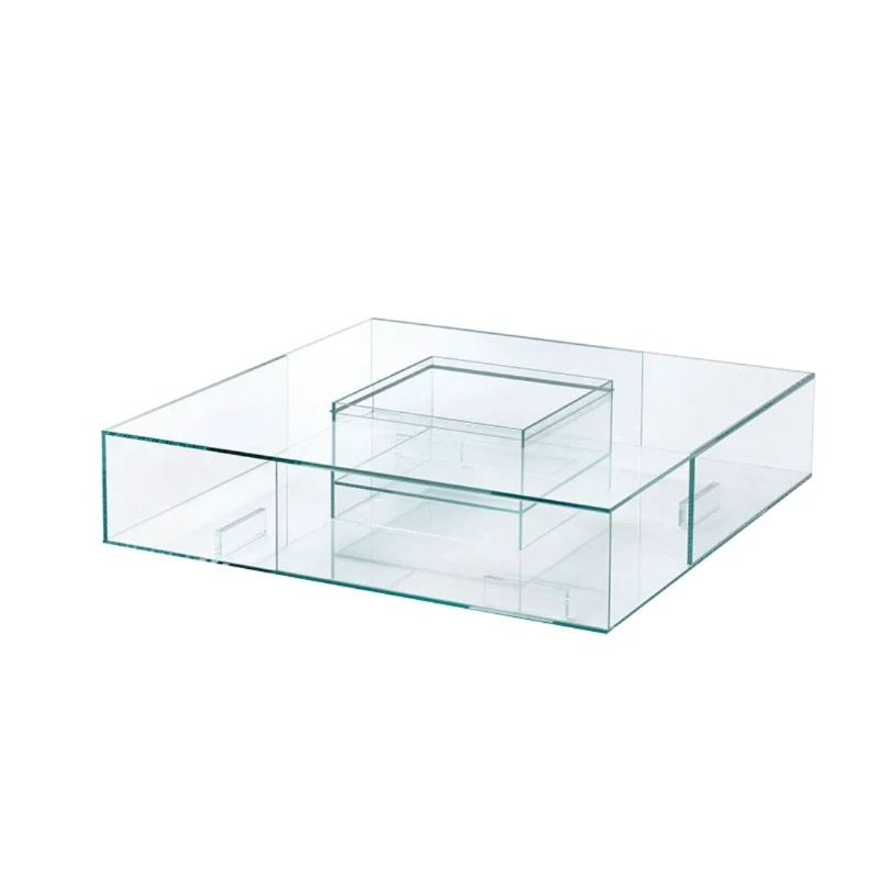 

for Quality Transparent Coffee Table Creativity Nordic Minimalist Industrial Coffee Table Glass Clear Mesa Auxiliar Furniture