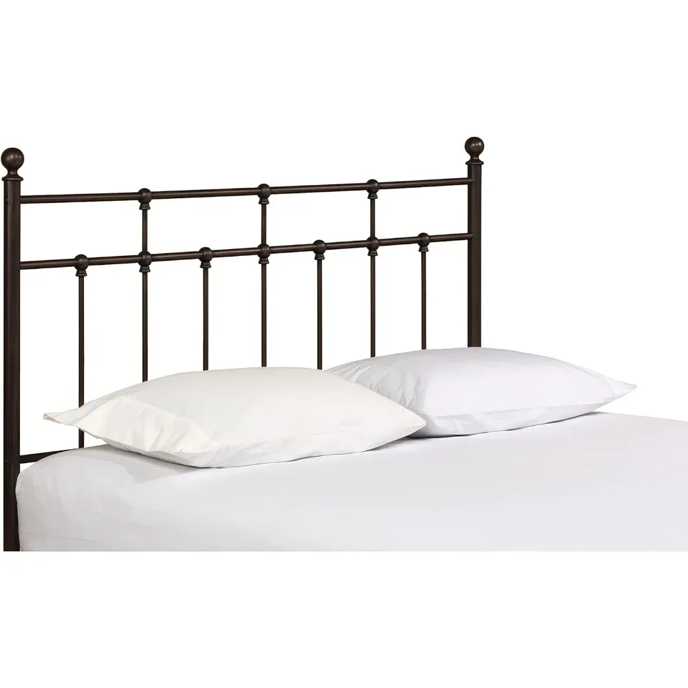 Providence Traditional King Metal Spindle Headboard in Antique Bronze