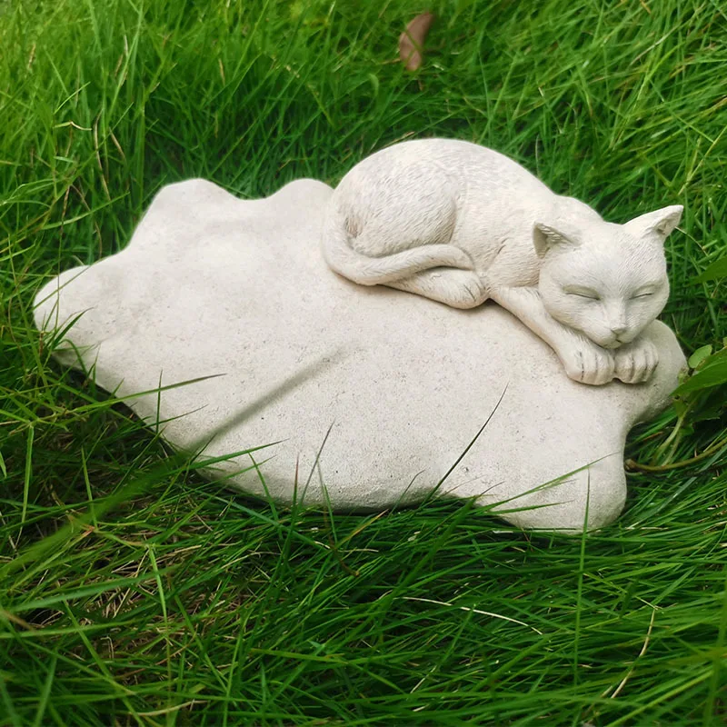 Personalised Pet Memorial Marker Grave Pet Gravestones Cat Dog Souvenirs Pet Loss Garden Sculpture Pet Gravestone Cat Grave Mark