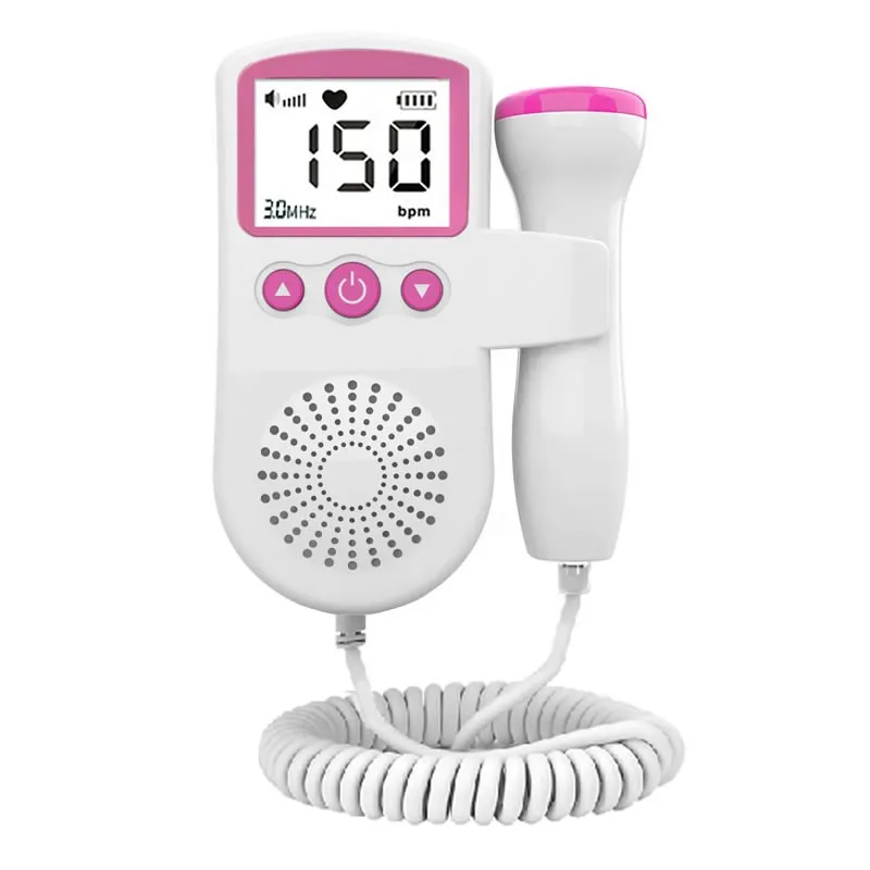 Ultrassom portátil doppler fetal, monitor eletrônico do bebê para mulheres grávidas, frete grátis