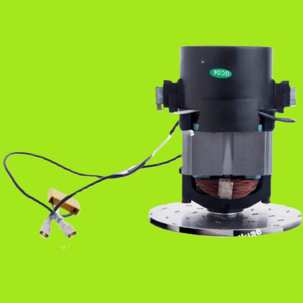 

1200W vacuum cleaner motor parts Thickened carbon brush 112*105*130mm high power cooling high suction motor suitable for Midea