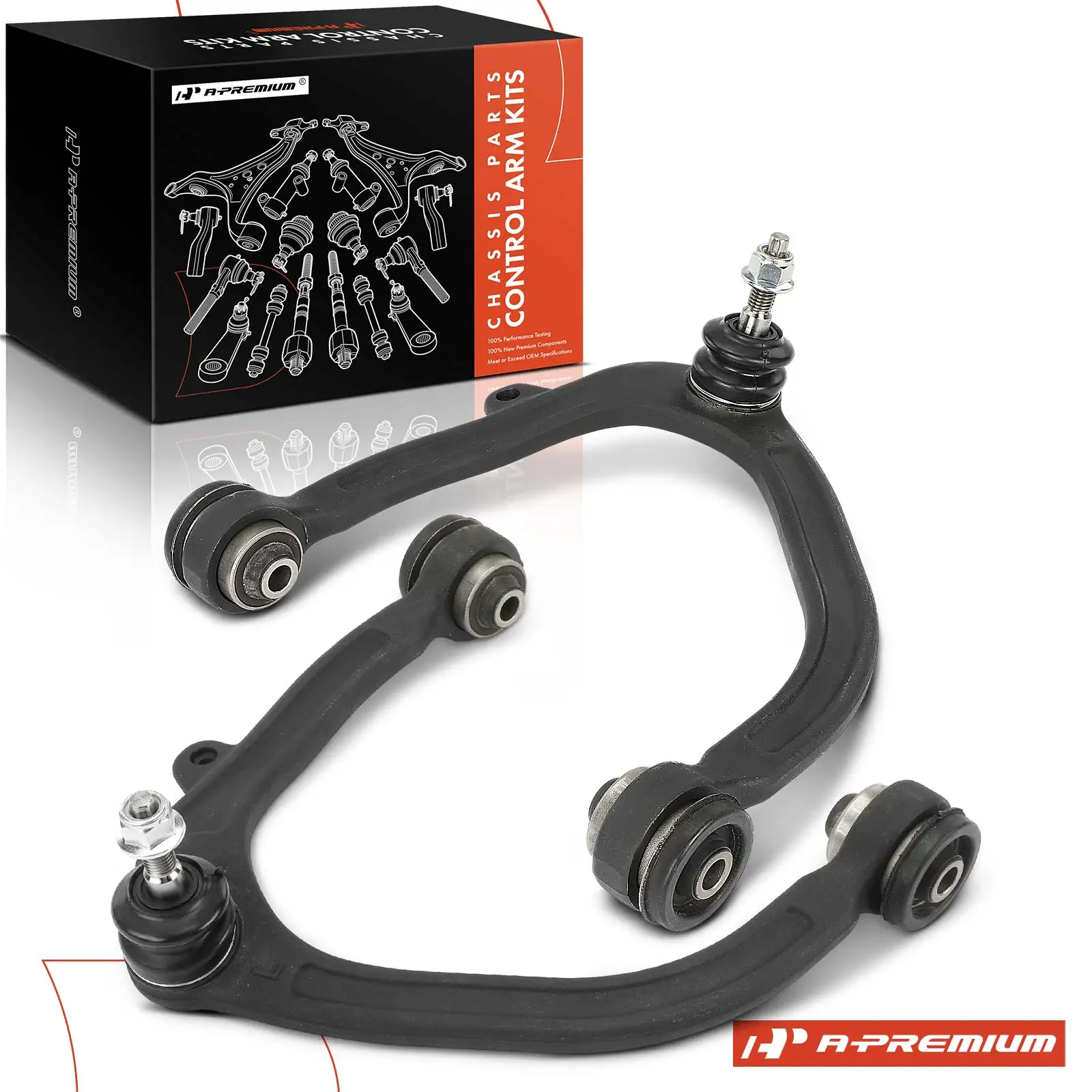 A-Premium 2x Front Upper Control Arm & Ball Joint Assy for Ford F-150 2010-2014