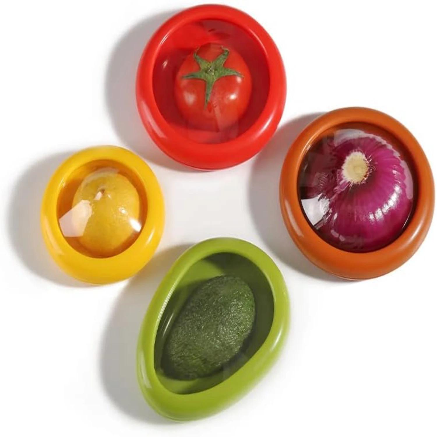 Veggie- und Obst-Stretch-Pads, Avocado-Silikonsparer, Dehnungs- und Frischbehälter und frische Dehnungsbehälter für die Wiederverwendung von Lebensmitteln