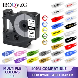 IBOQVZG 45013 45010 etiket bantları D1 45013 kartuş uyumlu Dymo LabelManager yazıcı üreticisi 280 160 260P 45803 43613 40913