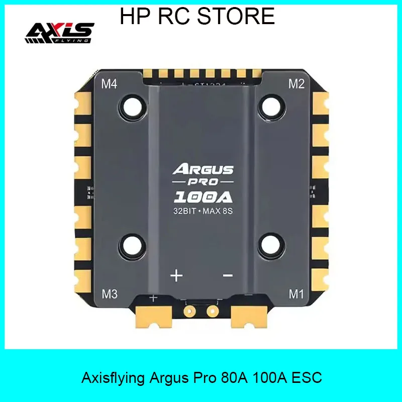 

Axisflying Argus Pro 8S ESC (80A/100A, 8/32bit) - For 13" FPV Drones