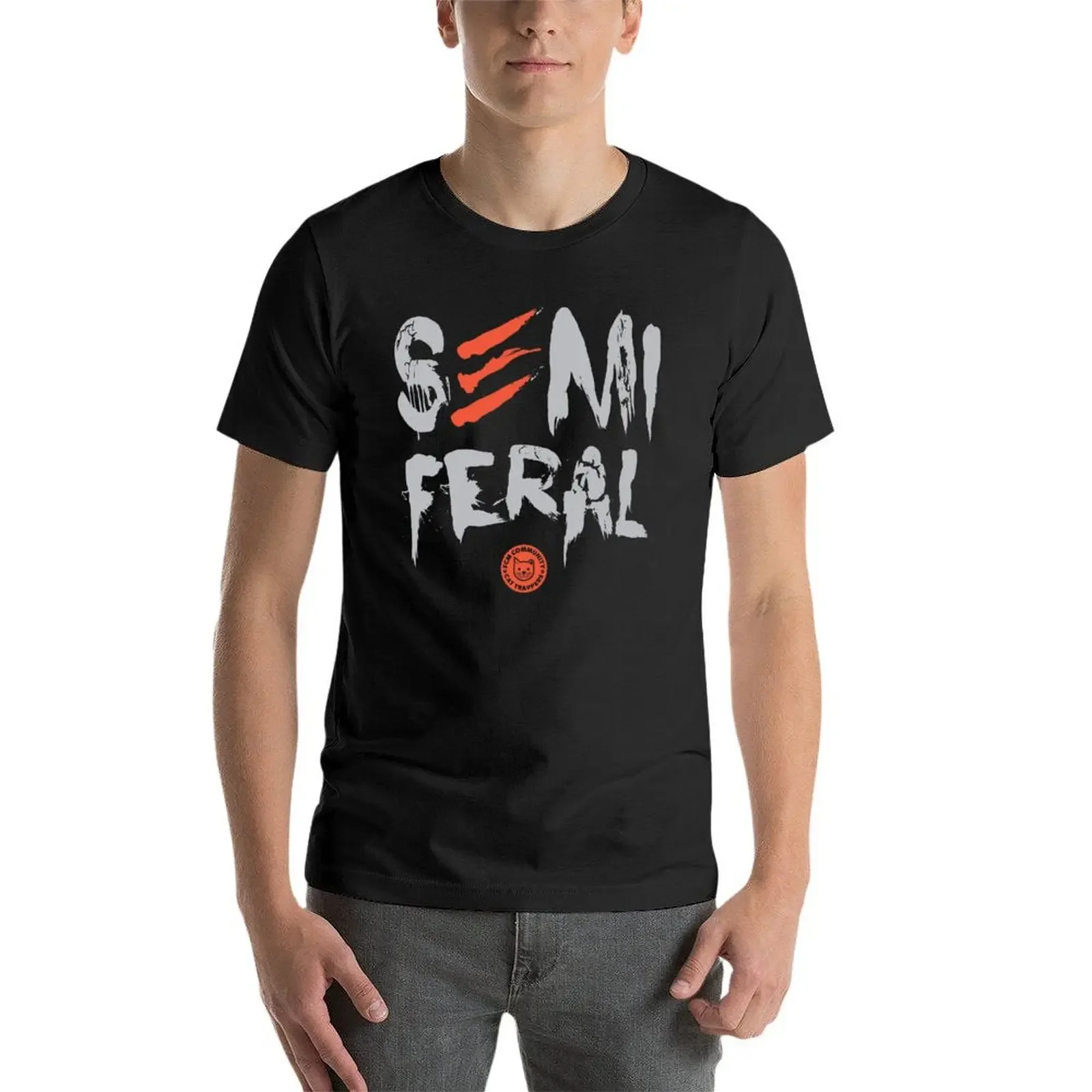 FCM Semi Feral Camiseta fãs de esportes anime camisetas simples masculinas