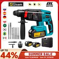 26mm Brushless Electric Hammer Drill Multifunctional Rotary Hammer Cordless Impact Hammer Power Tools For Makita 18V Battery Pin