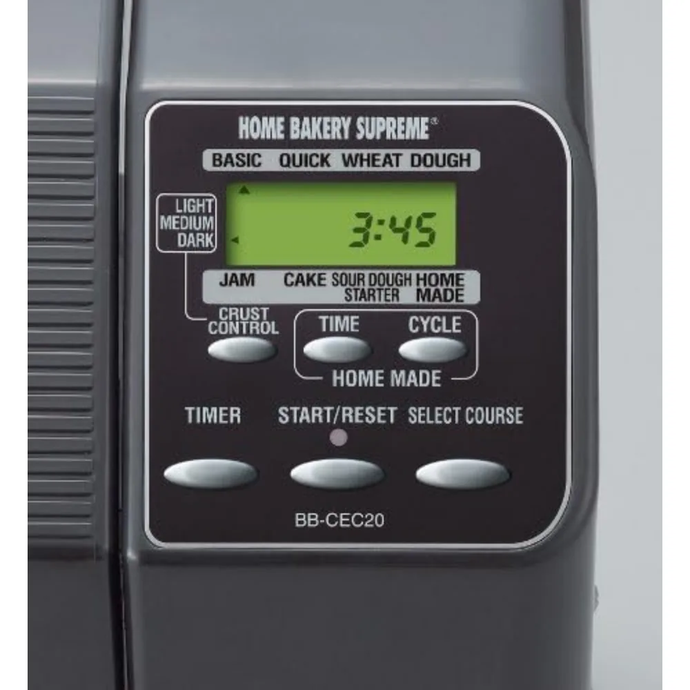 Home Bakery Breadmaker, 2-Pound, Preto