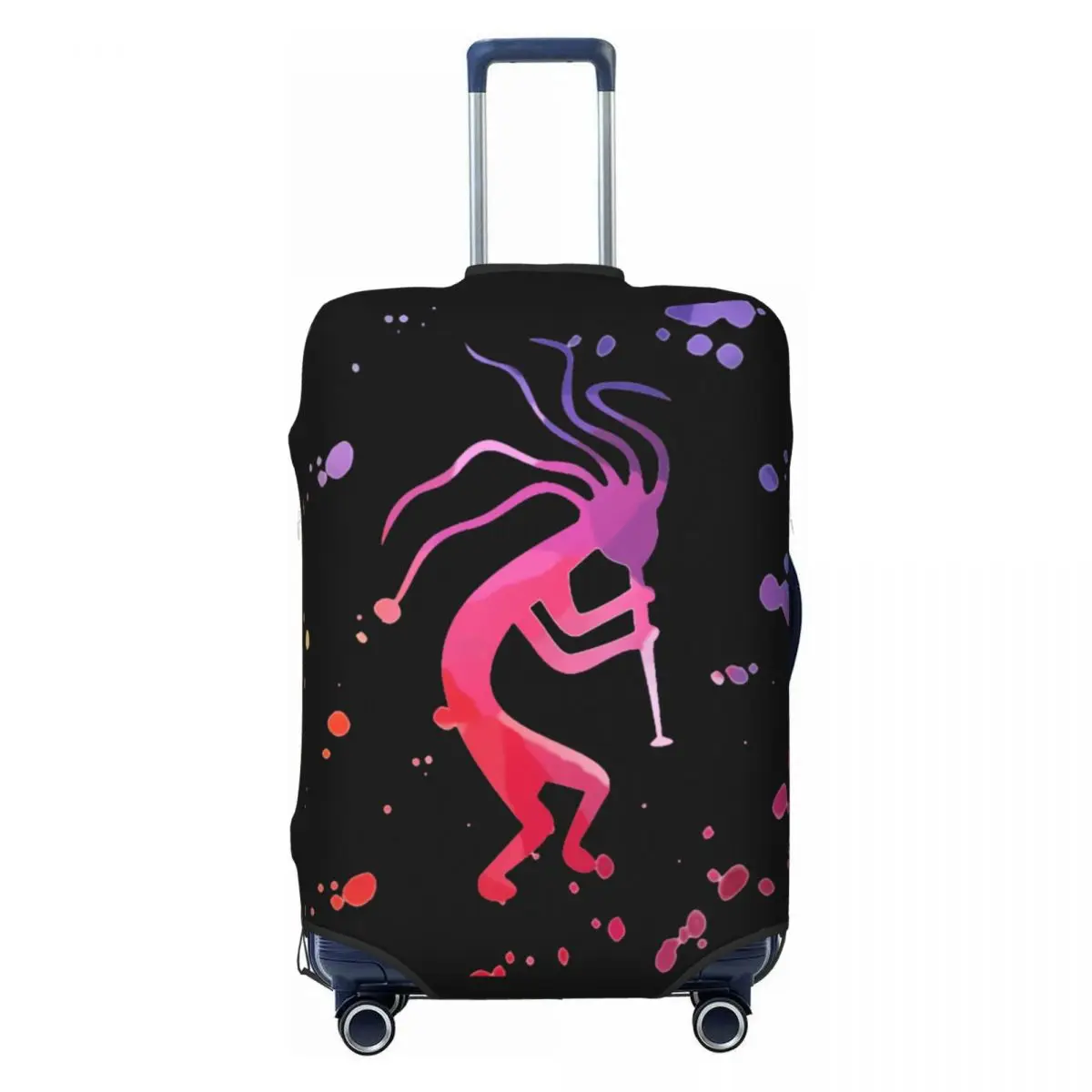 

Чехол для багажа Kokopelli в африканском племени, милый защитный чехол для чемодана, костюм для 18-32 дюймов