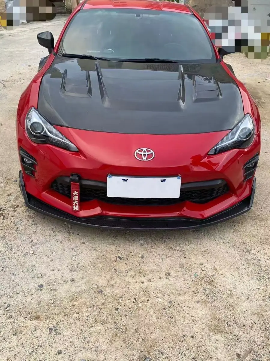 Front Bumper Spoiler Lip For Toyota GT 86 GT86 FT86 Scion FR-S 2017-2019 Coupe 2-Door Lower Splitter Body Protector Kit Blade view 3