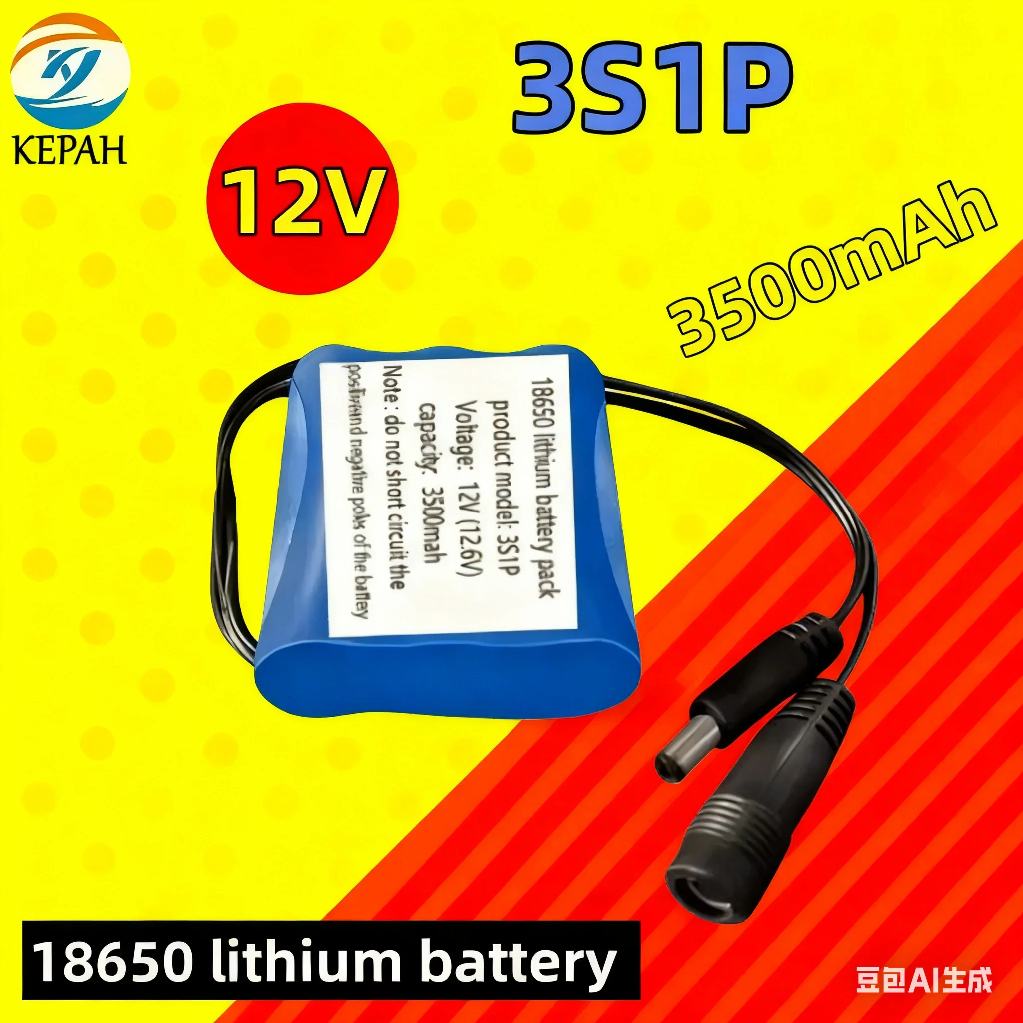 

12 В 3500 мАч 100% новая защитная пластина 3S1P 12 В 3,5 Ач аккумулятор 18650 литий-ионный аккумулятор постоянного тока 12,6 В супер перезаряжаемая батарея