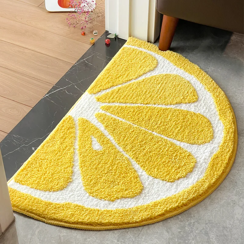 VIKAMA Ins Fresh Carpet, Bathroom Floor Mat, Water-Absorbing Anti-Slip Mat, Entrance Door Mat, Floor Mat, Home Decoration
