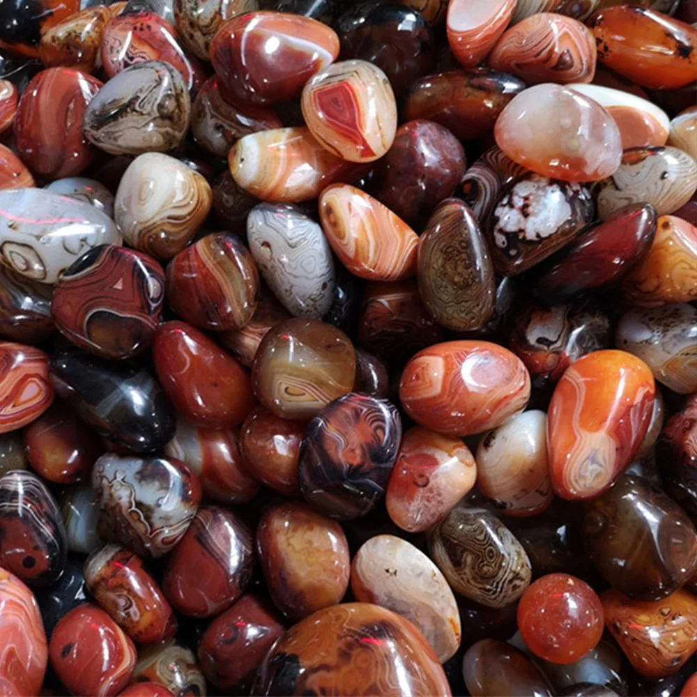 Bulk Lots Madagascar Natural Smooth Agate Stone Healing Crystal Carnelian Geode Mineral Specimen Flower Pot Courtyard Decor