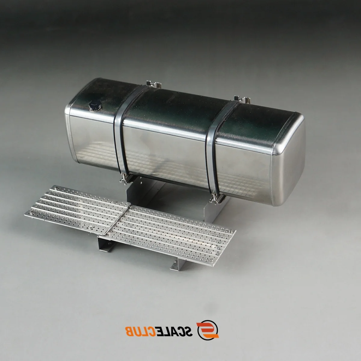 Plataforma de Pedal de trabajo de tanque de aceite de Metal, actualización de almacenamiento de batería para 1/14 Tamiya RC Scania 770S MAN Benz Volvo RC remolque Tractor