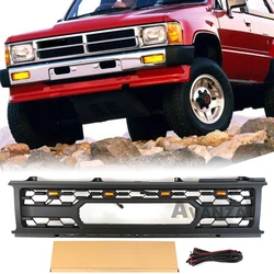Front Grille With Light Auto Parts Racing Grill TRD Style Fits For 1987 1988 1989 Toyota 4Runner Grill