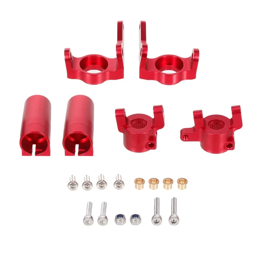 Vordere Achsschenkel aus Metall, C-Nabenträger, Hinterachs-Lock-Out-Set für Axial SCX 10 II 90046 90047, hochwertige RC-Autoteile