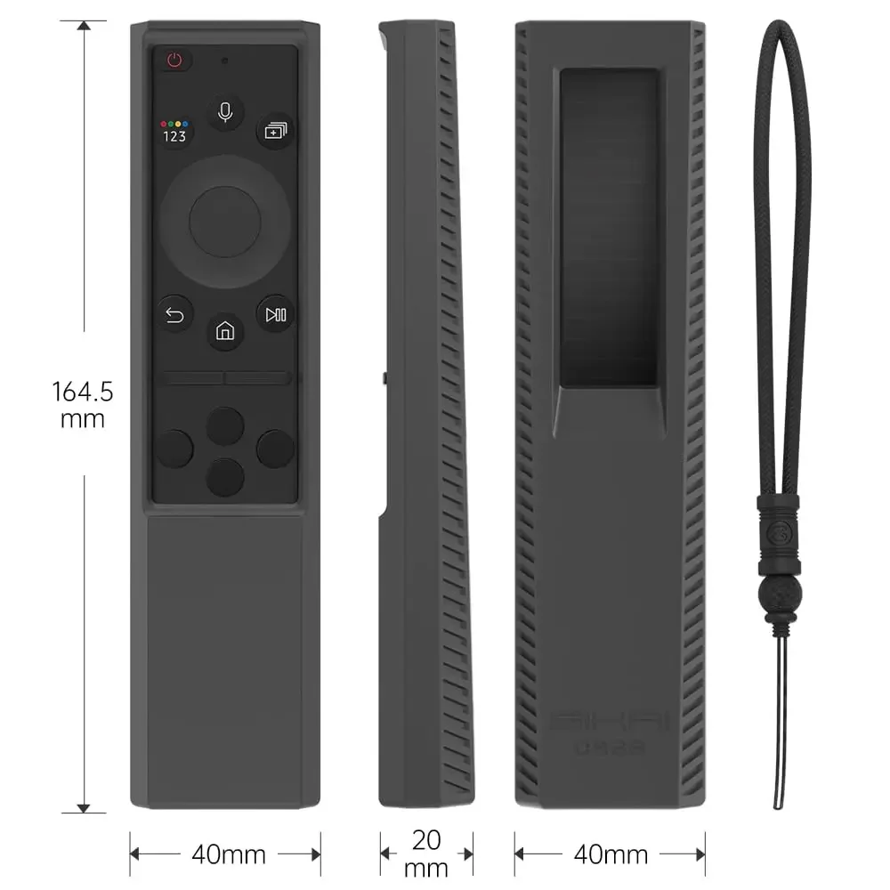 Silicone Case for Samsung 2024 SolarCell BN59-01385A BN59-01385B BN59-01391A Remote Cover for Samsung TM2280E TM2281E BN59-01386