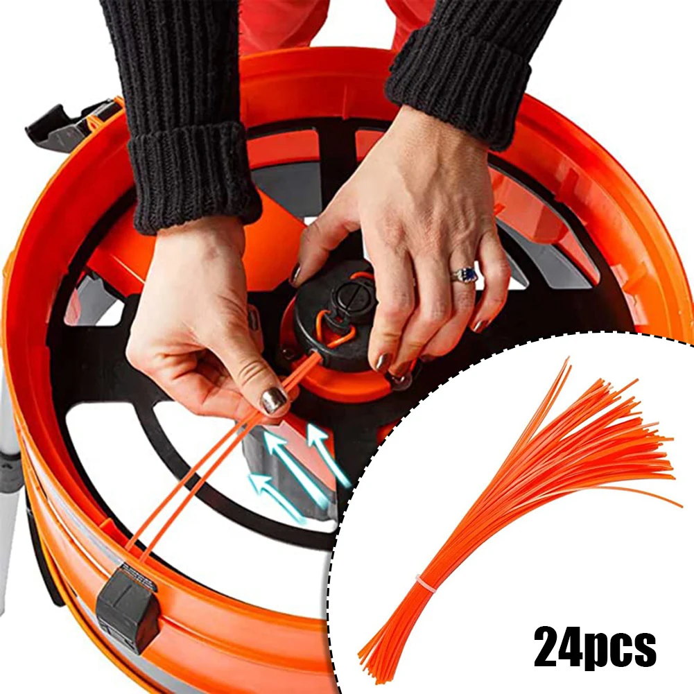 Для WORX WA0050 Сменная леска-триммер, 24 шт., 50018961, аксессуары, гибкая леска для электрического мульчеры листьев
