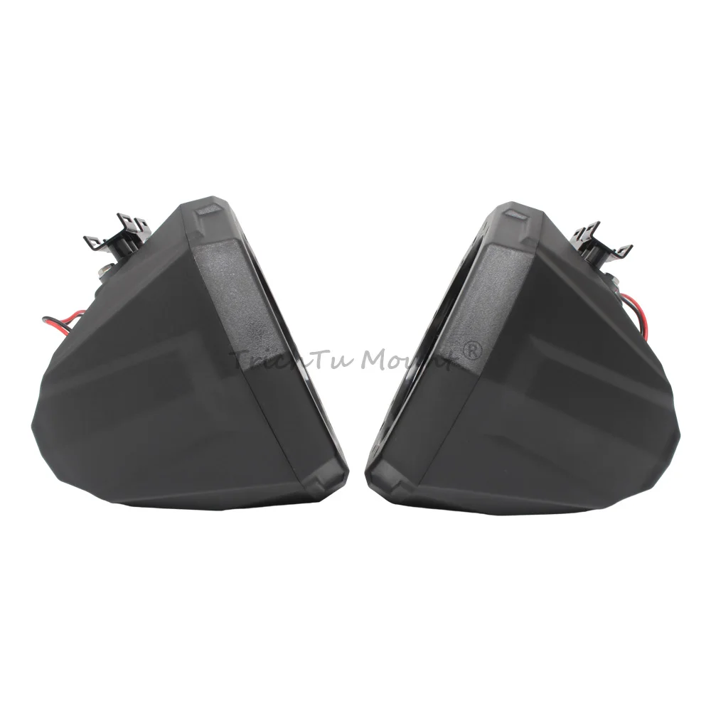 Accesorios para ATV y UTV, carcasa de altavoz de 6,5 pulgadas, abrazaderas de 1,5-2 pulgadas, Compatible con Can am Maverick X3 Max Polaris RZR 1000 XP Honda