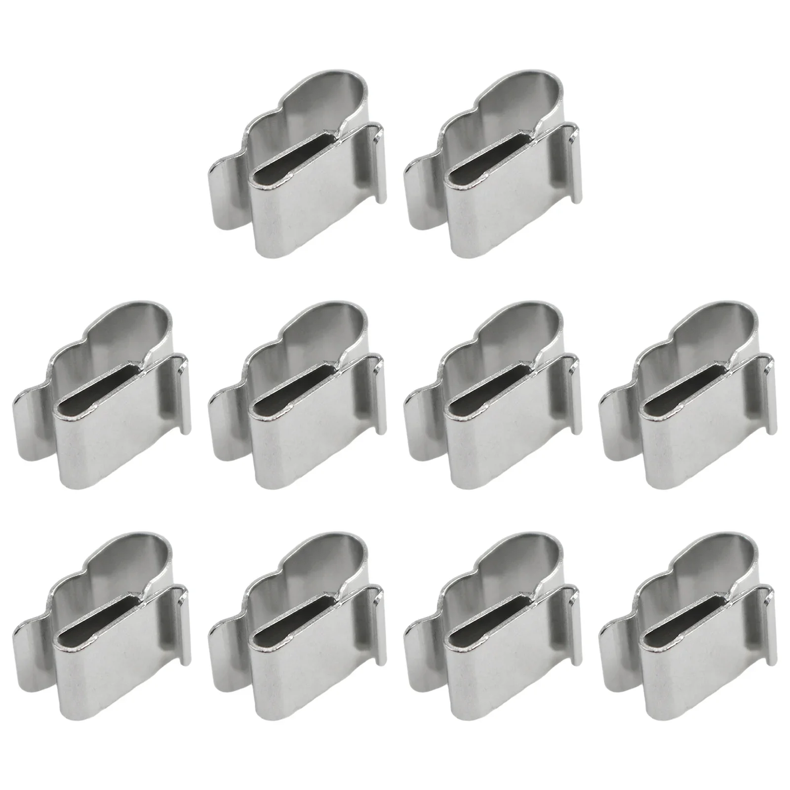 10/30/100pcs 304 Stainless Steel Solar PV Cable Clips Clamp For PV Solar Cable Wire Installation In Photovoltaic System Parts