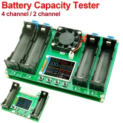 Modulo Tester di capacità della batteria al litio 4CH 18650 MAh MWh rilevatore di alimentazione della batteria digitale 18650 Tester della batteria carica automatica di tipo C