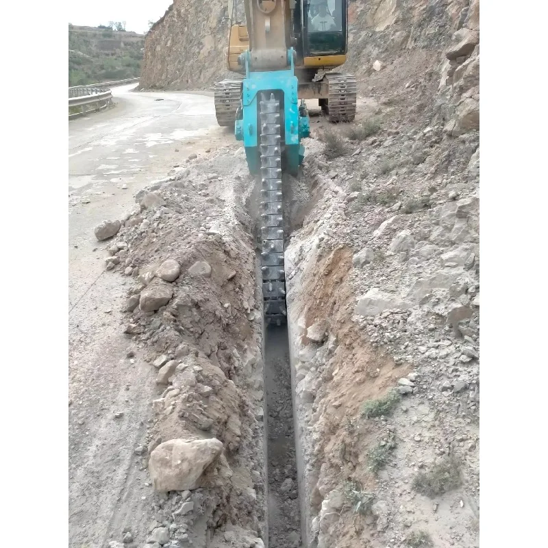 Factory Supply Chain Saw Cutting Machine Hydraulic Chain Trenching Machine Cable And Optical Cable Underground Trenching Machine