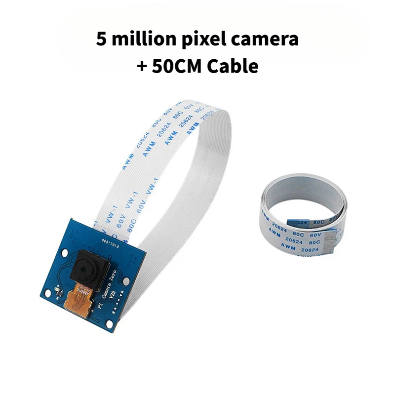 Raspberry Pi 5 Camera with FFC Cable Combo 22‑Pin 0.5mm Pitch Extension for RPI 5/5B