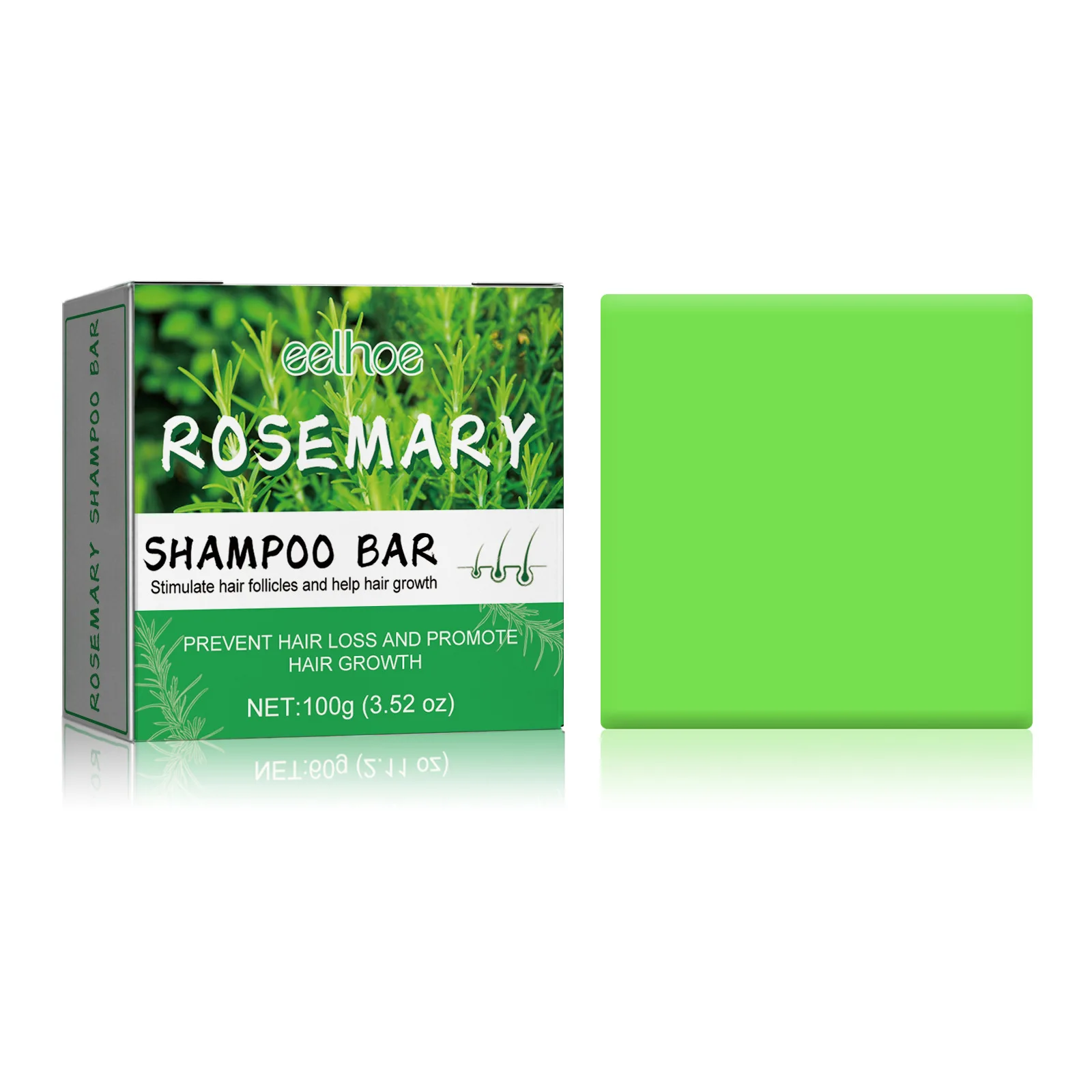 Promotes Hair Growth Shampoo Soap Frizz Damage Treatment Dandruff Removal Strengthening Hair Smooth Nourish Rosemary Shampoo Bar