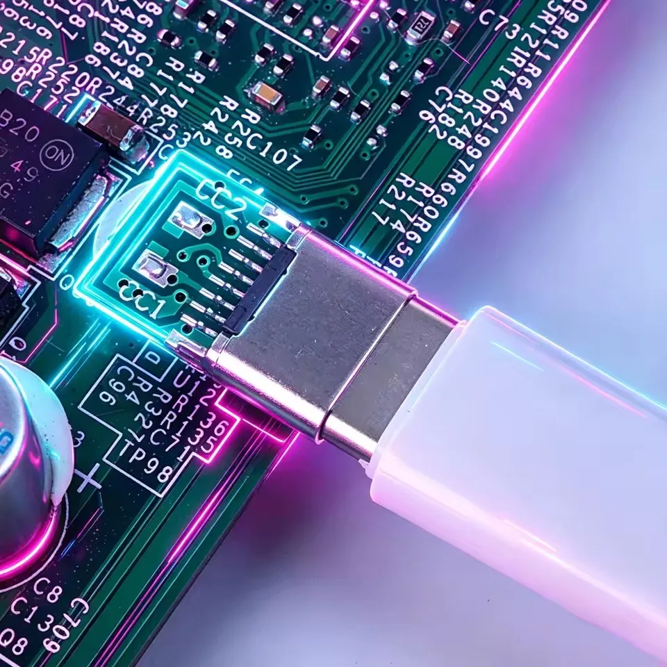 Immagine 4: 1-20 pezzi Connettori Femmina Tipo C con Doppia Resistenza 5.1K, Terminali Elettrici a 16 pin per Saldatura, Cavo Dati Fai-da-Te, Supporto per Scheda PCB