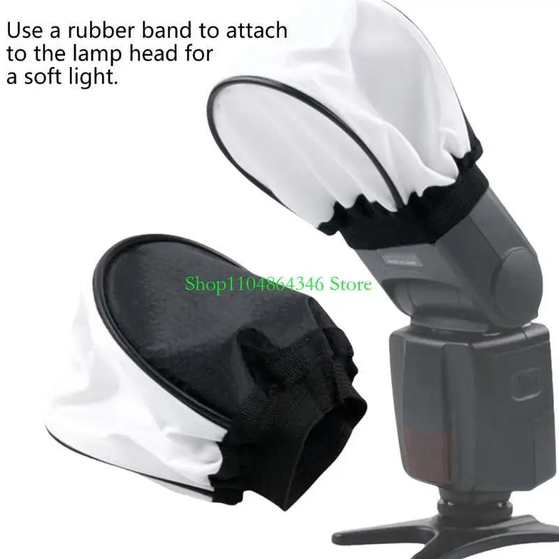 5asd Soft Camera Flash Diffusore Soft Box Softbox Flash Bounce Diffusore Caps per Speedlight